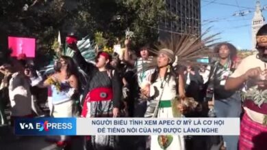 Người biểu tình xem APEC ở Mỹ là cơ hội để tiếng nói của họ được lắng nghe