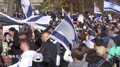Hàng ngàn người đổ về thủ đô Mỹ tham gia ‘Cuộc tuần hành vì Israel’