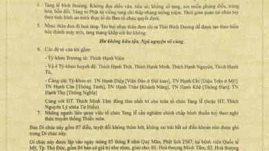 Tang lễ Hòa thượng Tuệ Sỹ