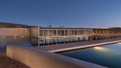 Tom Ford lives in an extremely bizarre house that is half a movie set