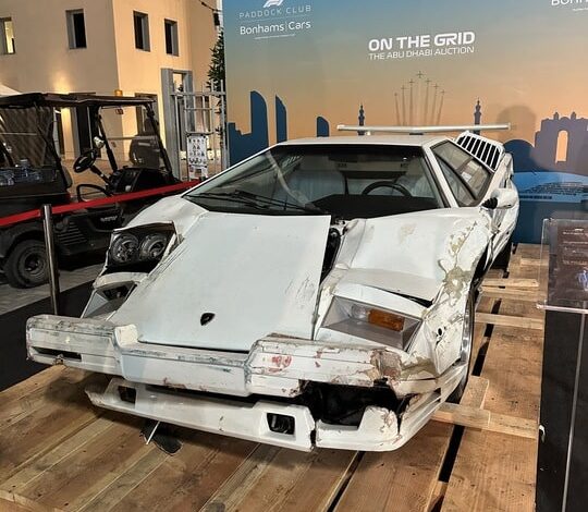Iconic Lamborghini Countach from ‘Wolf of Wall Street’ had a bid of .35m but didn’t sell Iconic Lamborghini Countach from ‘Wolf of Wall Street’ had a bid of .35m but didn’t sell