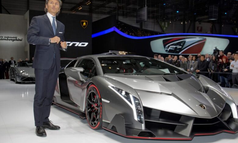 The .3m Lamborghini Veneno is the most expensive Lambo and one of the rarest cars in the world The .3m Lamborghini Veneno is the most expensive Lambo and one of the rarest cars in the world