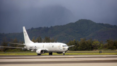 Trung Quốc điều máy bay chiến đấu theo dõi máy bay tuần tra của Mỹ ở eo biển Đài Loan