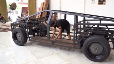Elon Musk responds after man builds fully functional Cybertruck out of wood for ,000