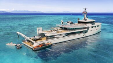 Jeff Bezos has a m ‘support yacht’ that accompanies his 0m ‘mega yacht’ as a floating garage