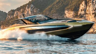 POV shows what it’s like to sail the yacht ‘Tecnomar for Lamborghini 63’