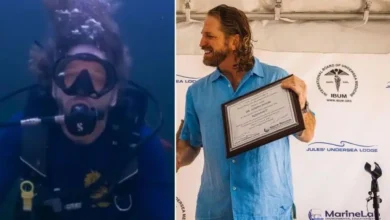 Man who lived underwater for 100 days had ‘life glitch’ transformation