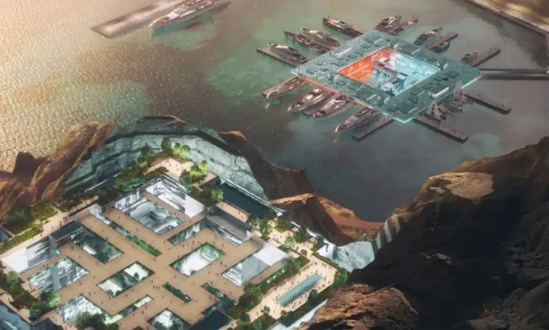 Saudi Crown Prince developing an upside-down skyscraper built into a 450-meter-tall mountain Saudi Crown Prince developing an upside-down skyscraper built into a 450-meter-tall mountain