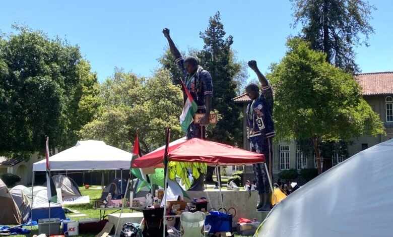 San Jose State students stage protest and call for divestment