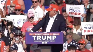 Ông Trump bị thương, dường như bị ám sát hụt, một người tham dự mít-tinh và nghi phạm đã chết