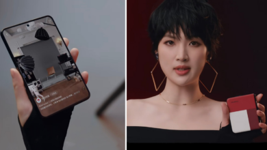 ‘Công chúa út’ Huawei quảng bá smartphone gập dáng lạ