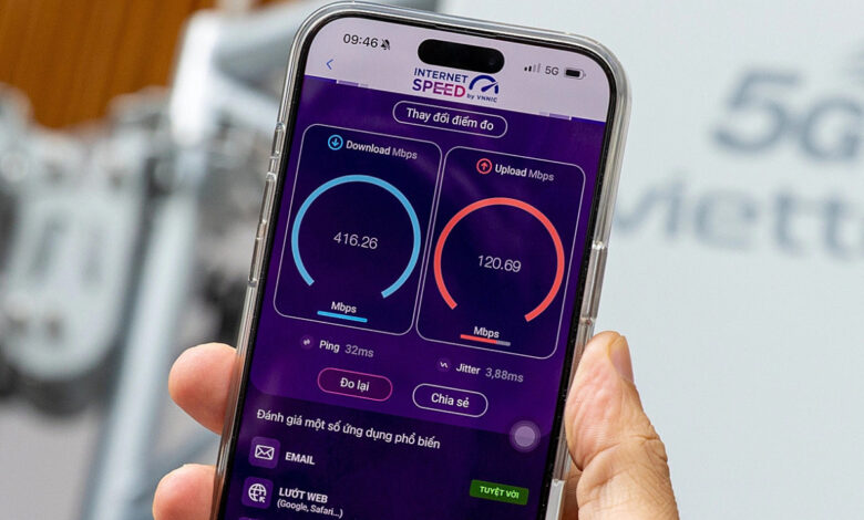 Internet di động Việt Nam vào top 20 thế giới Internet di động Việt Nam vào top 20 thế giới