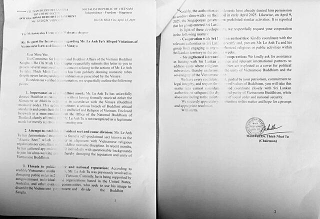Video: Nọc độc của Thích Nhật Từ phát tác tại Sri Lanka Video: Nọc độc của Thích Nhật Từ phát tác tại Sri Lanka