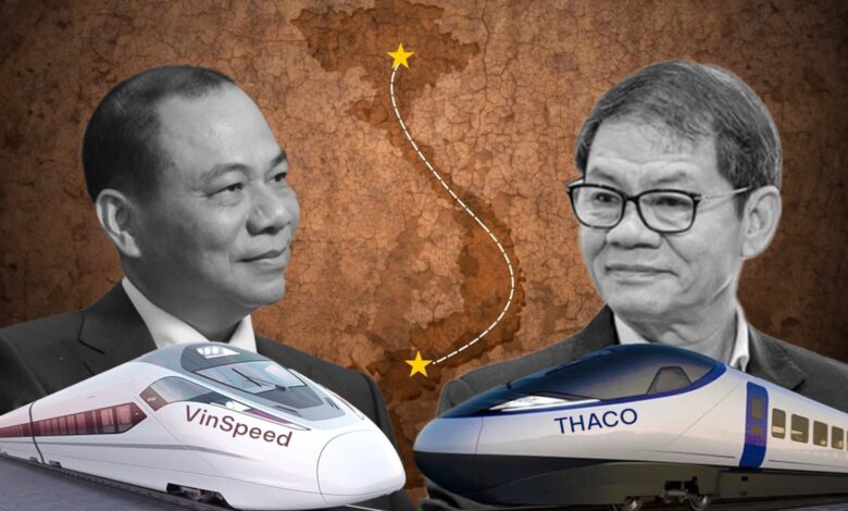 So sánh đề xuất làm đường sắt cao tốc giữa VinSpeed và THACO So sánh đề xuất làm đường sắt cao tốc giữa VinSpeed và THACO