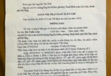 Tù nhân Bùi Tuấn Lâm bị hành hạ cùm chân 10 ngày