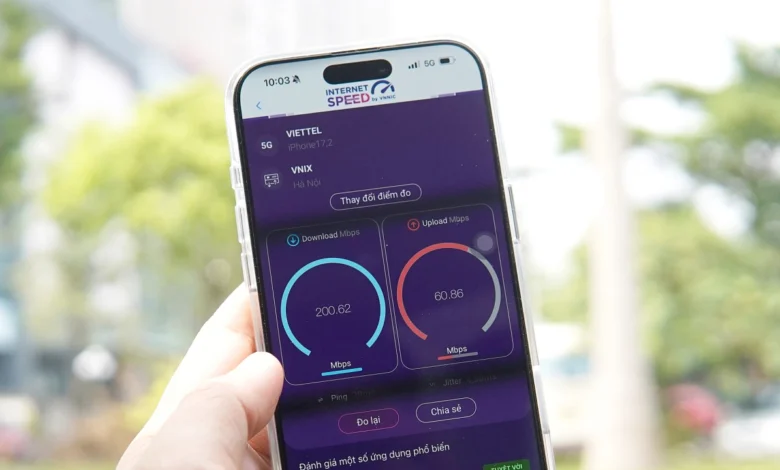 Tốc độ mạng 5G tại Việt Nam tăng 40% Tốc độ mạng 5G tại Việt Nam tăng 40%