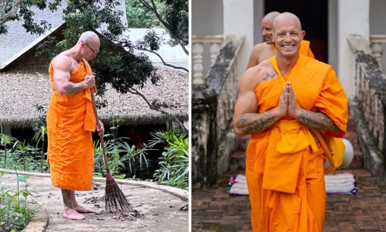 ‘Nam thần thoát y’ tìm được chốn bình yên khi đi tu tập ‘Nam thần thoát y’ tìm được chốn bình yên khi đi tu tập