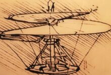 Thiết kế trực thăng của da Vinci giúp drone chạy êm hơn