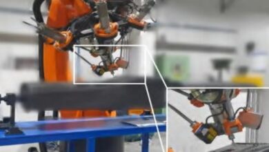 Robot thay thế công nhân lành nghề ở nhà máy drone