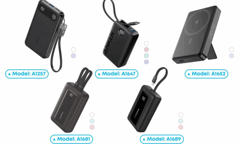 Anker thu hồi thêm 5 mẫu pin sạc dự phòng Anker thu hồi thêm 5 mẫu pin sạc dự phòng