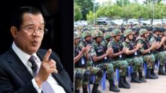 Campuchia điều cận vệ thiện chiến của Hun Sen đến biên giới Thái Lan? Campuchia điều cận vệ thiện chiến của Hun Sen đến biên giới Thái Lan?