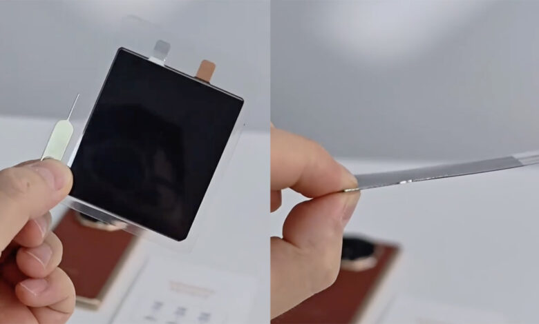Công nghệ pin mỏng hơn que chọc sim của Honor Công nghệ pin mỏng hơn que chọc sim của Honor