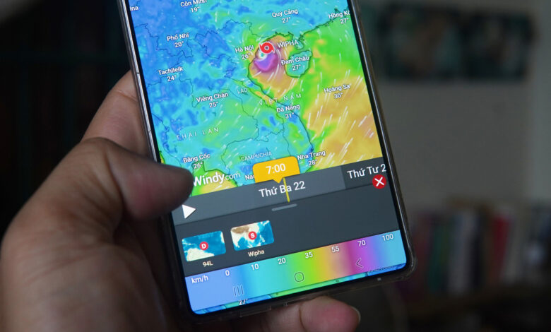 Ứng dụng theo dõi bão Wipha được tải nhiều nhất tại Việt Nam Ứng dụng theo dõi bão Wipha được tải nhiều nhất tại Việt Nam