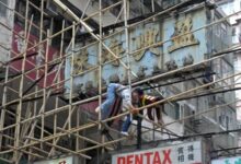 Kỹ thuật xây nhà bằng giàn giáo tre độc đáo ở Hong Kong