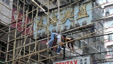 Kỹ thuật xây nhà bằng giàn giáo tre độc đáo ở Hong Kong