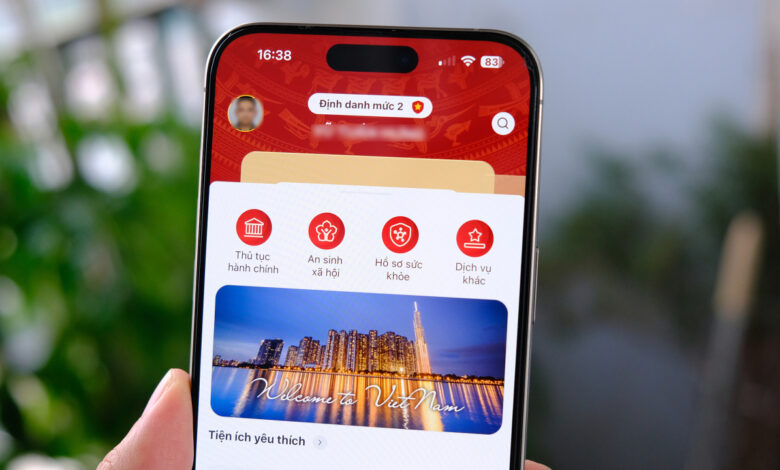 Các tính năng mới trên VNeID 2.2.0