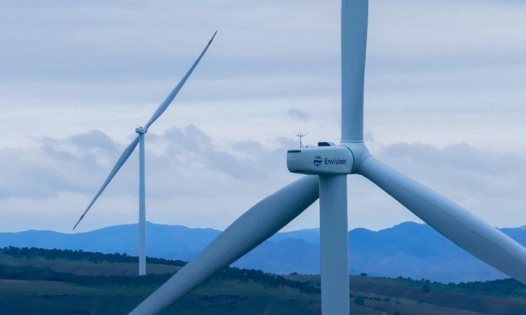 Turbine gió hai cánh độc đáo của Trung Quốc