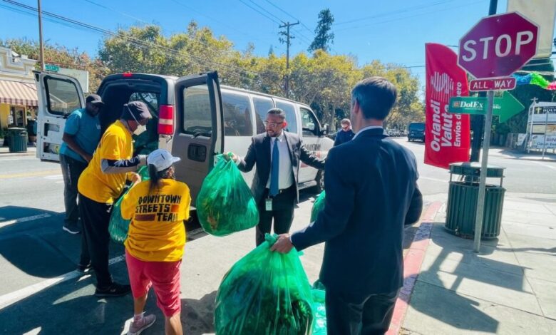 Silicon Valley street cleaning crew is swept away Silicon Valley street cleaning crew is swept away