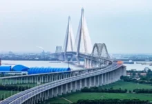 Trung Quốc khánh thành cầu dây văng dài nhất thế giới