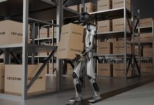 Robot hình người Trung Quốc có thể đi thẳng gối