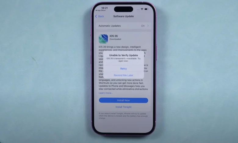 Loạt lỗi trên iOS 26