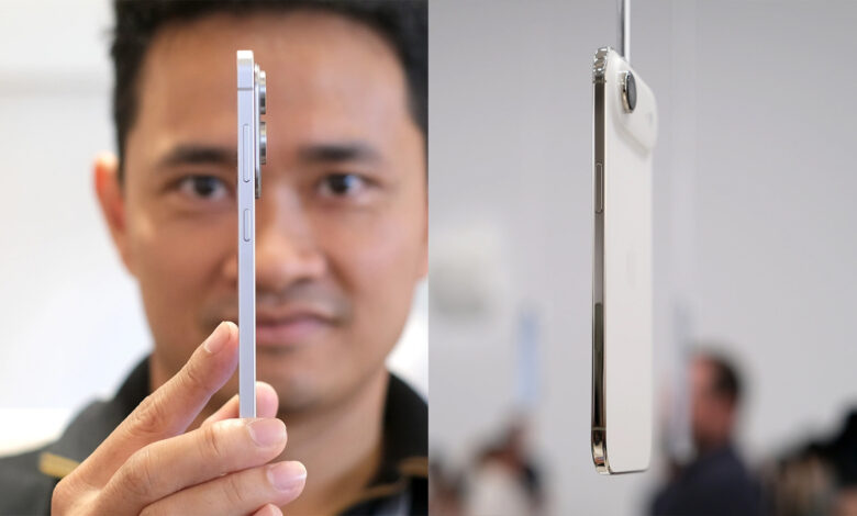 Smartphone siêu mỏng iPhone Air và Galaxy S25 Edge đọ cấu hình