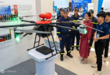 Trải nghiệm robot, UAV tại triển lãm Đổi mới sáng tạo