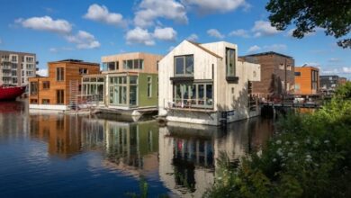 Nhà nổi giúp Hà Lan sống chung với ngập lụt