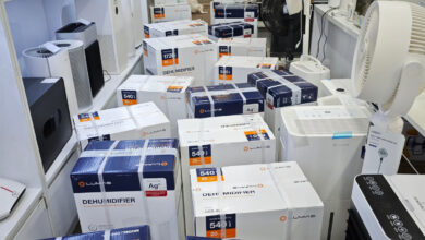 Máy hút ẩm ‘cháy hàng’ trái mùa