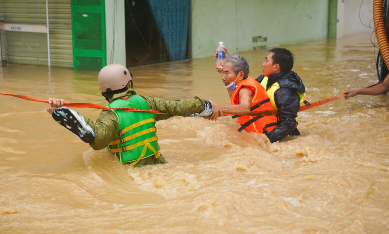 Bản đồ hỗ trợ người dân vùng lũ gửi tọa độ để xin nhận cứu trợ