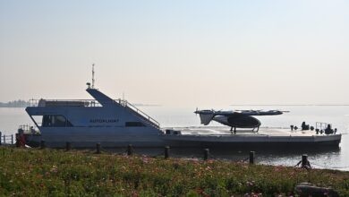 Bãi đáp di động trên mặt nước cho eVTOL