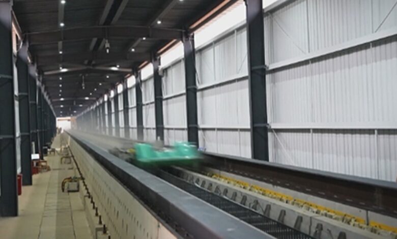 Tàu đệm từ thử nghiệm tăng tốc lên 700 km/h trong hai giây