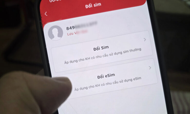 Nhà mạng muốn người dùng chuyển sang eSim