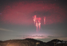 Hai hiện tượng hiếm xảy ra cùng lúc trên bầu trời