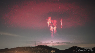 Hai hiện tượng hiếm xảy ra cùng lúc trên bầu trời