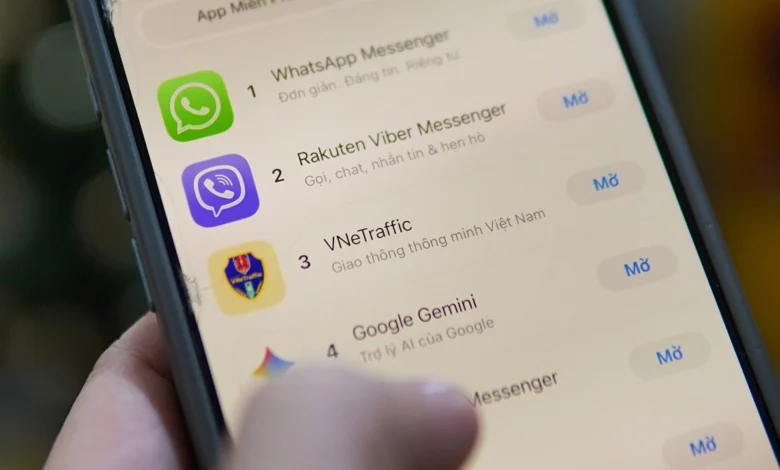 WhatsApp, Viber bất ngờ được tải nhiều tại Việt Nam
