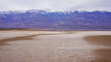 Hồ nước từ kỷ băng hà tái xuất hiện ở Thung lũng Chết