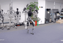 Robot Trung Quốc thực hiện điệu nhảy nhanh và khó