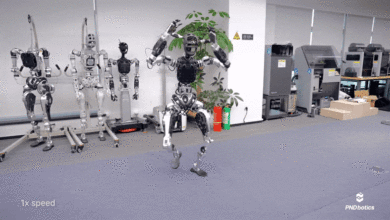 Robot Trung Quốc thực hiện điệu nhảy nhanh và khó