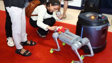 Robot chó Unitree Go2 trình diễn tại Tech Awards 2025
